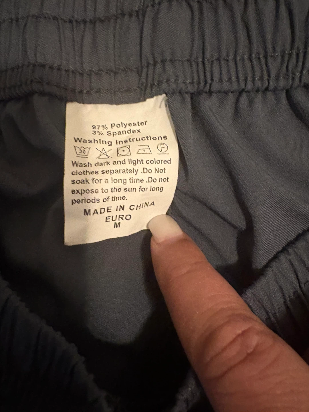 Men's Gray Athletic Shorts - Size Medium - photo 3