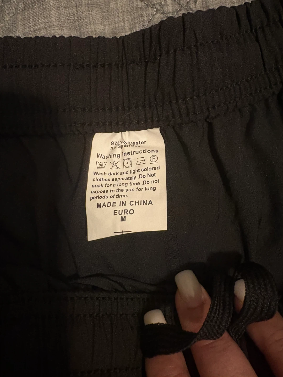 Black Running Shorts - Size Medium - photo 3