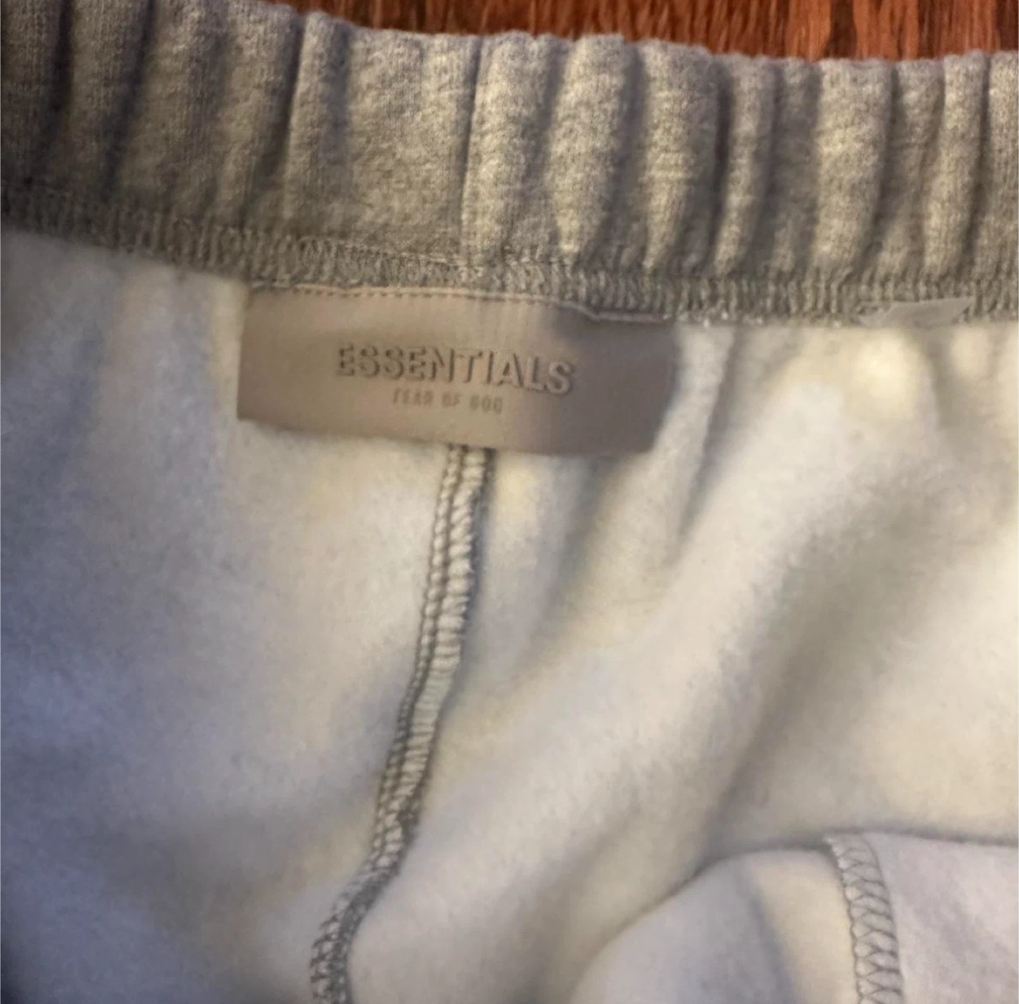 Essentials Fear of God Gray Shorts - photo 5