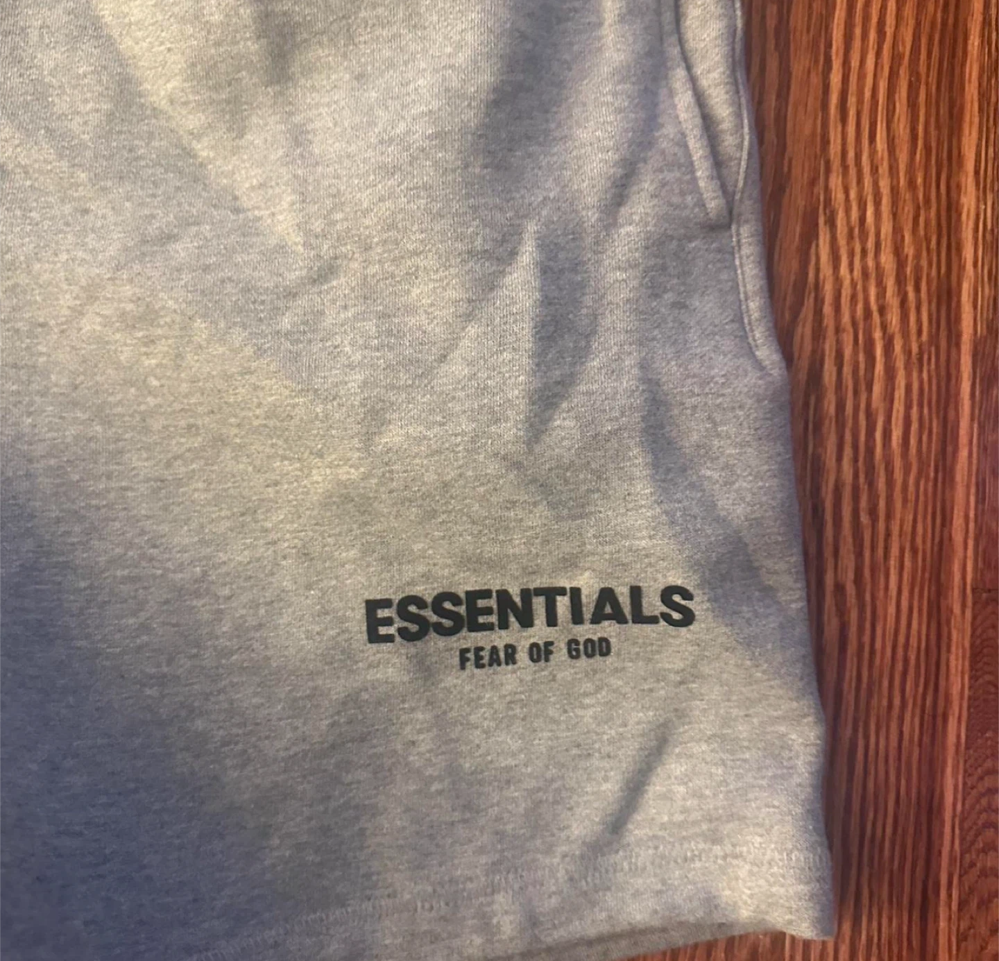 Essentials Fear of God Gray Shorts - photo 4