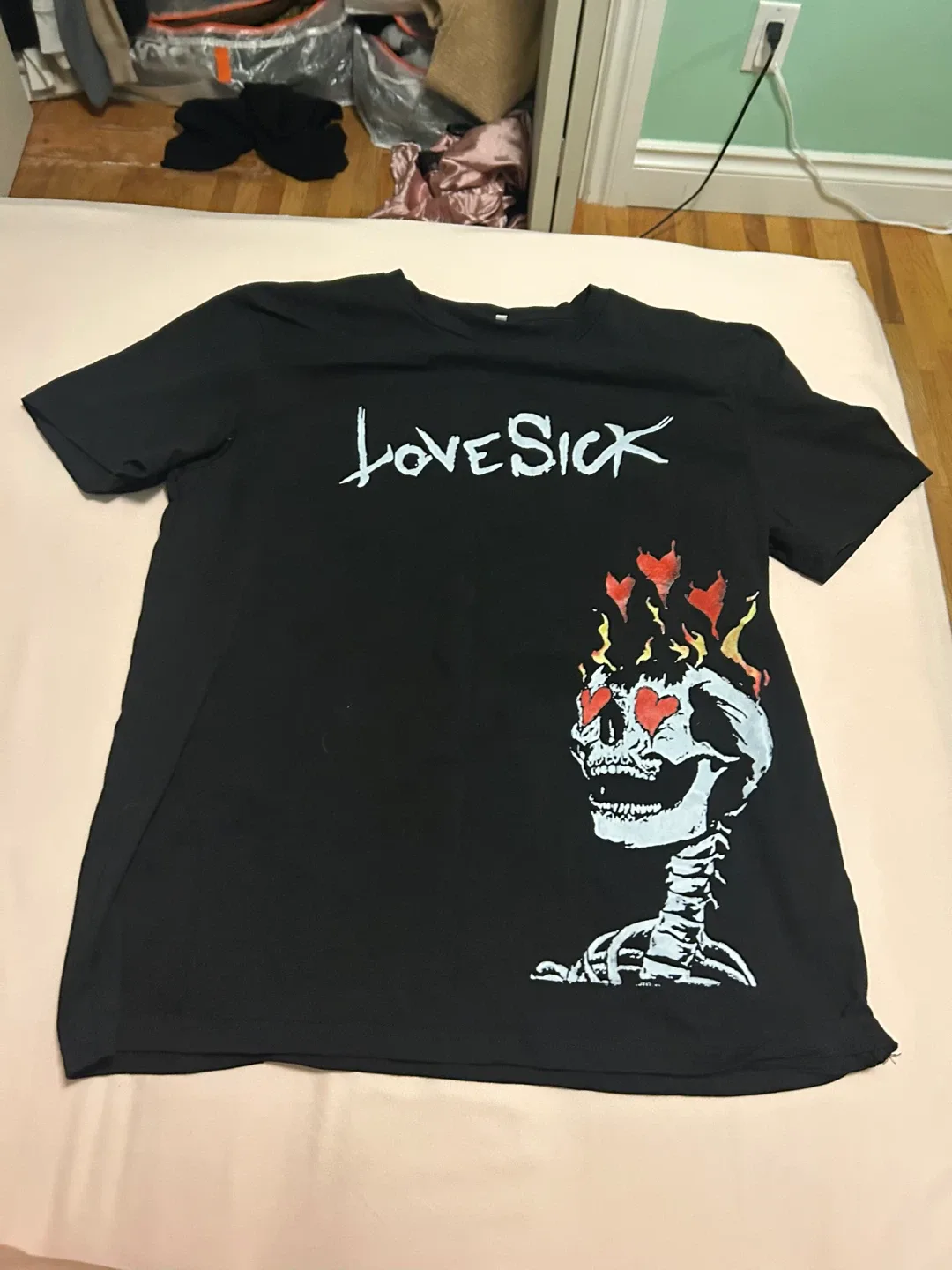 Love Sick Black T-Shirt