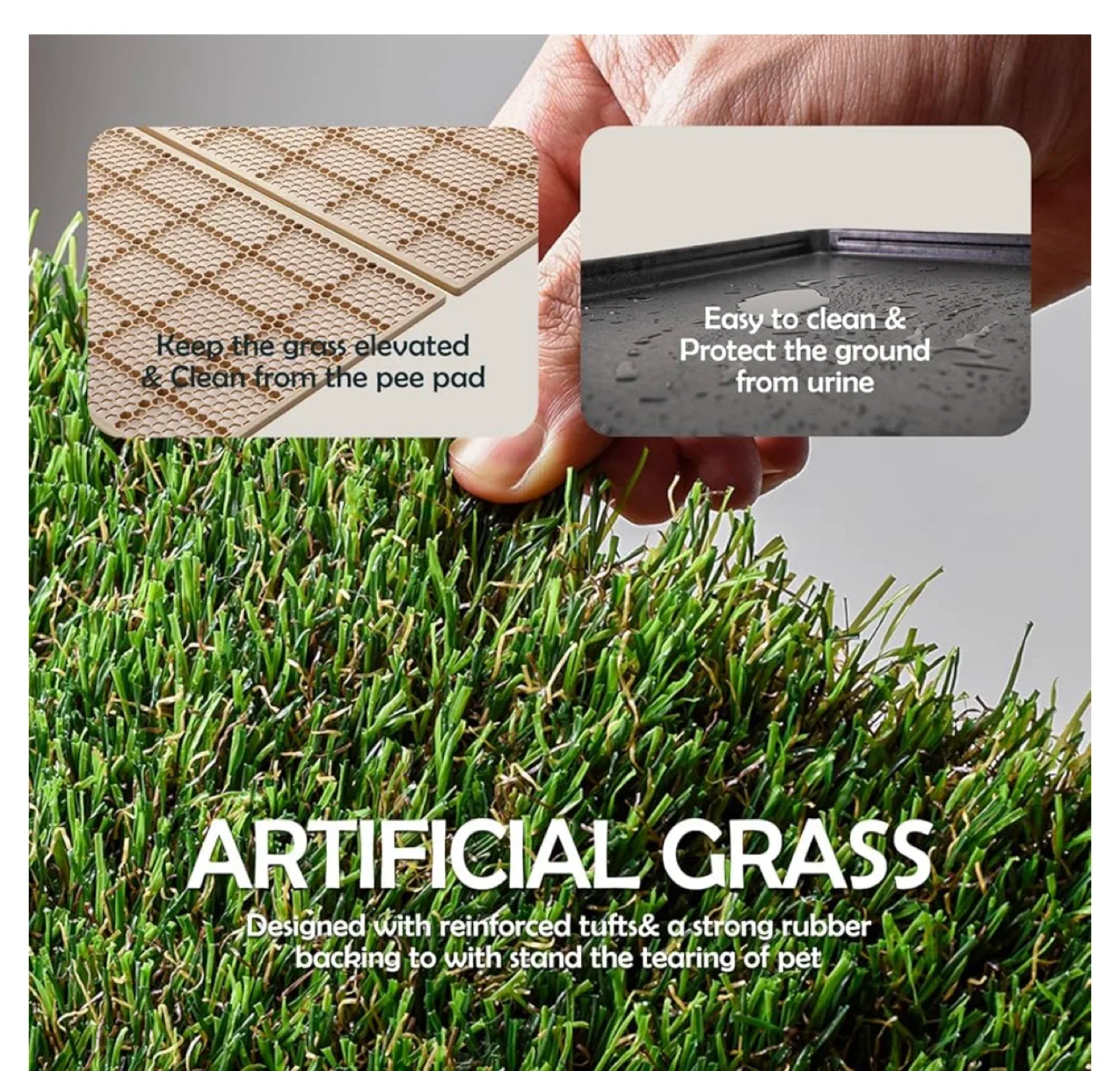 MEEXPaws Dog Grass Pee Pad - XL 45x34 image indicator(2)