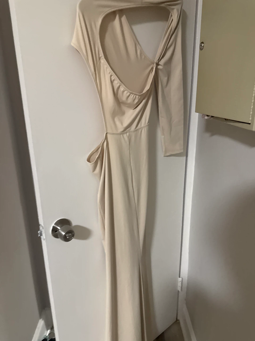 Naked Wardrobe Cut It Out Maxi Dress - Beige - photo 2