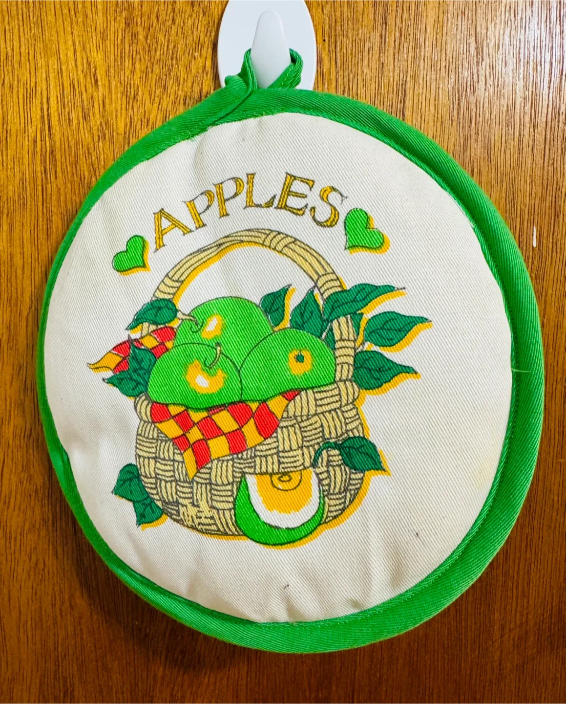 Apple Print Potholder
