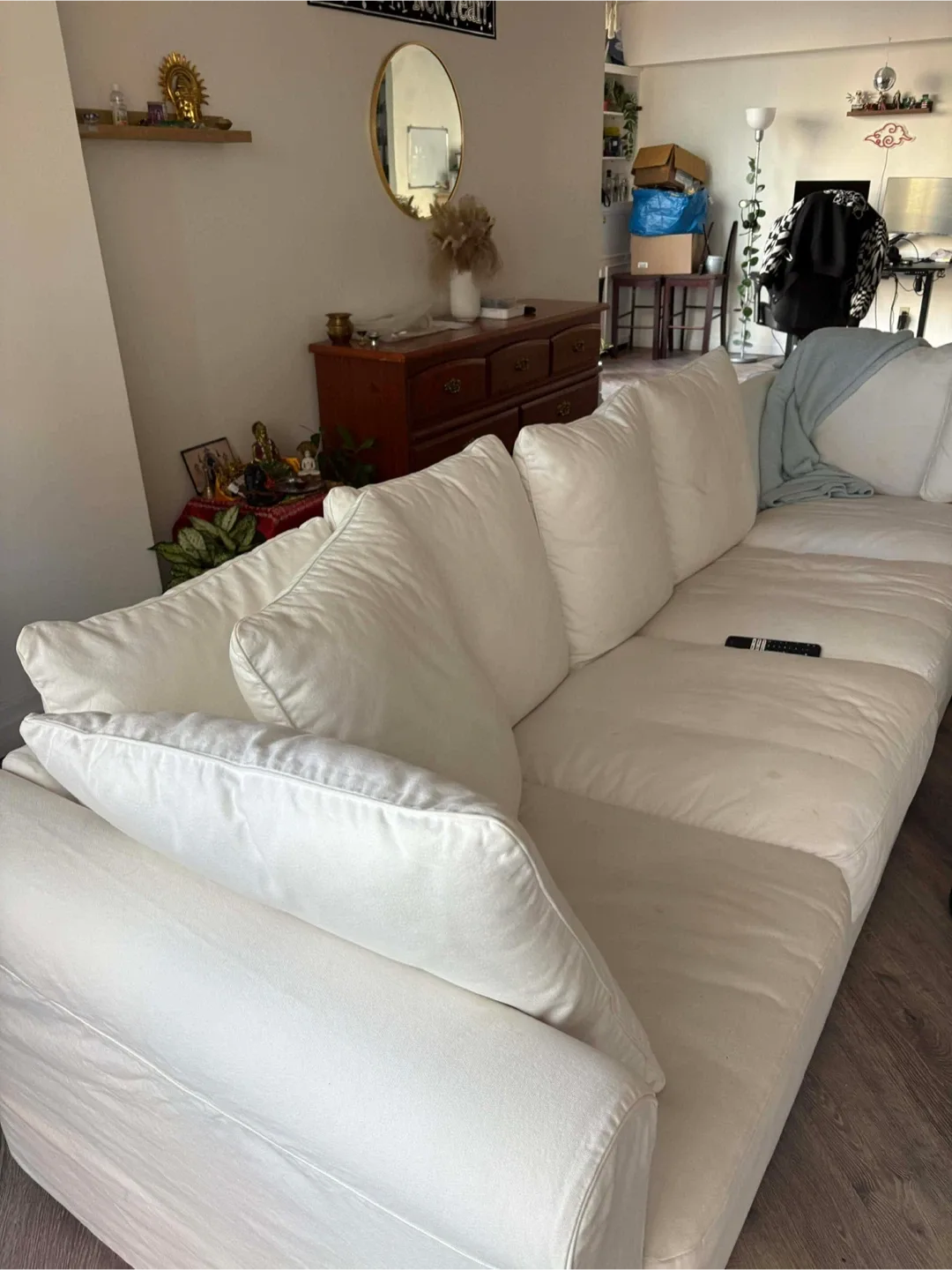 White Modular Sectional Sofa