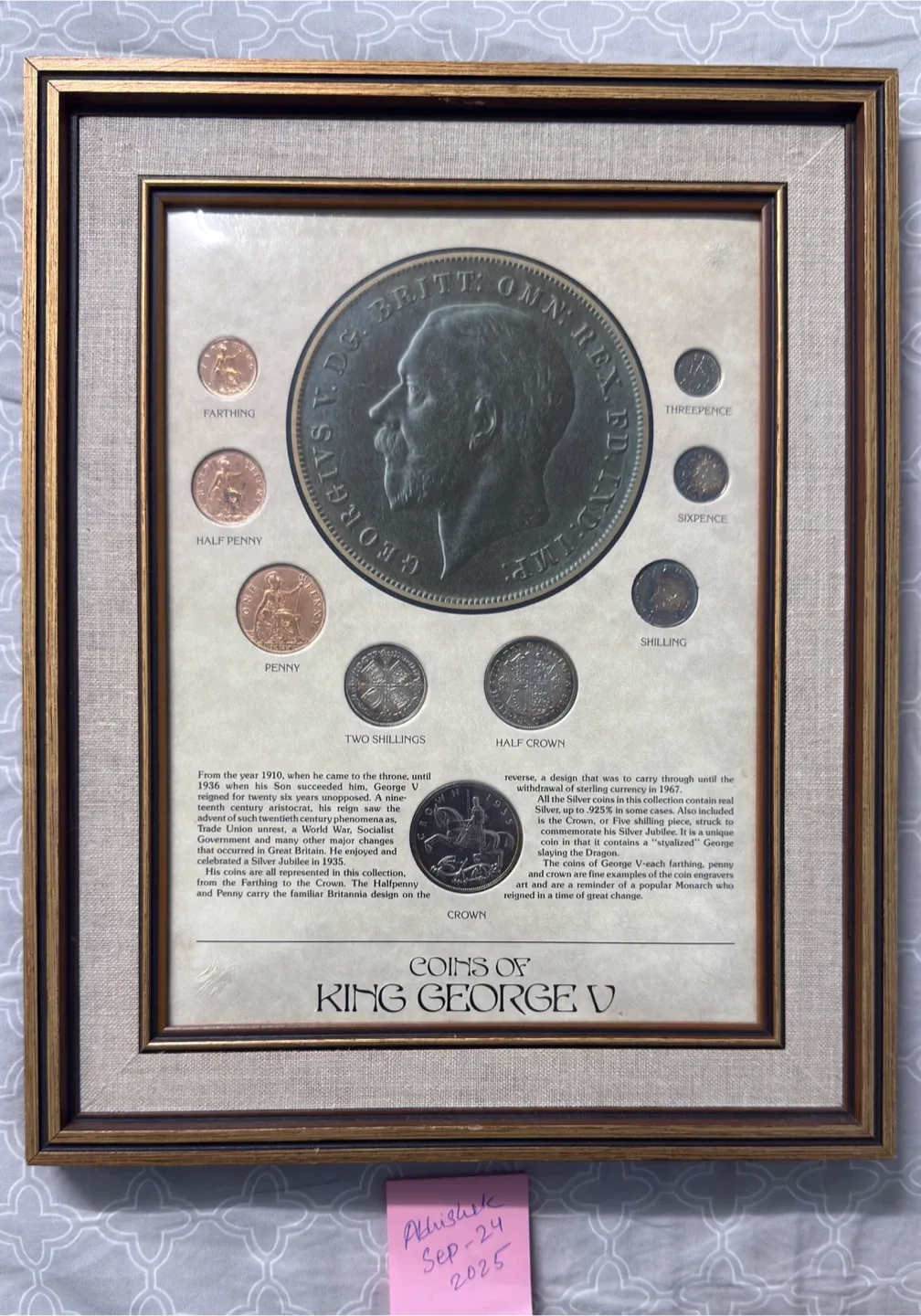 King George V Coin Collection