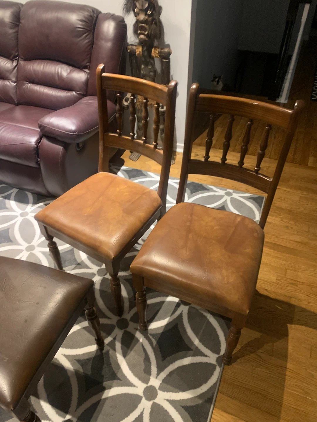 Set of 6 Wooden Dining Chairs - photo 3