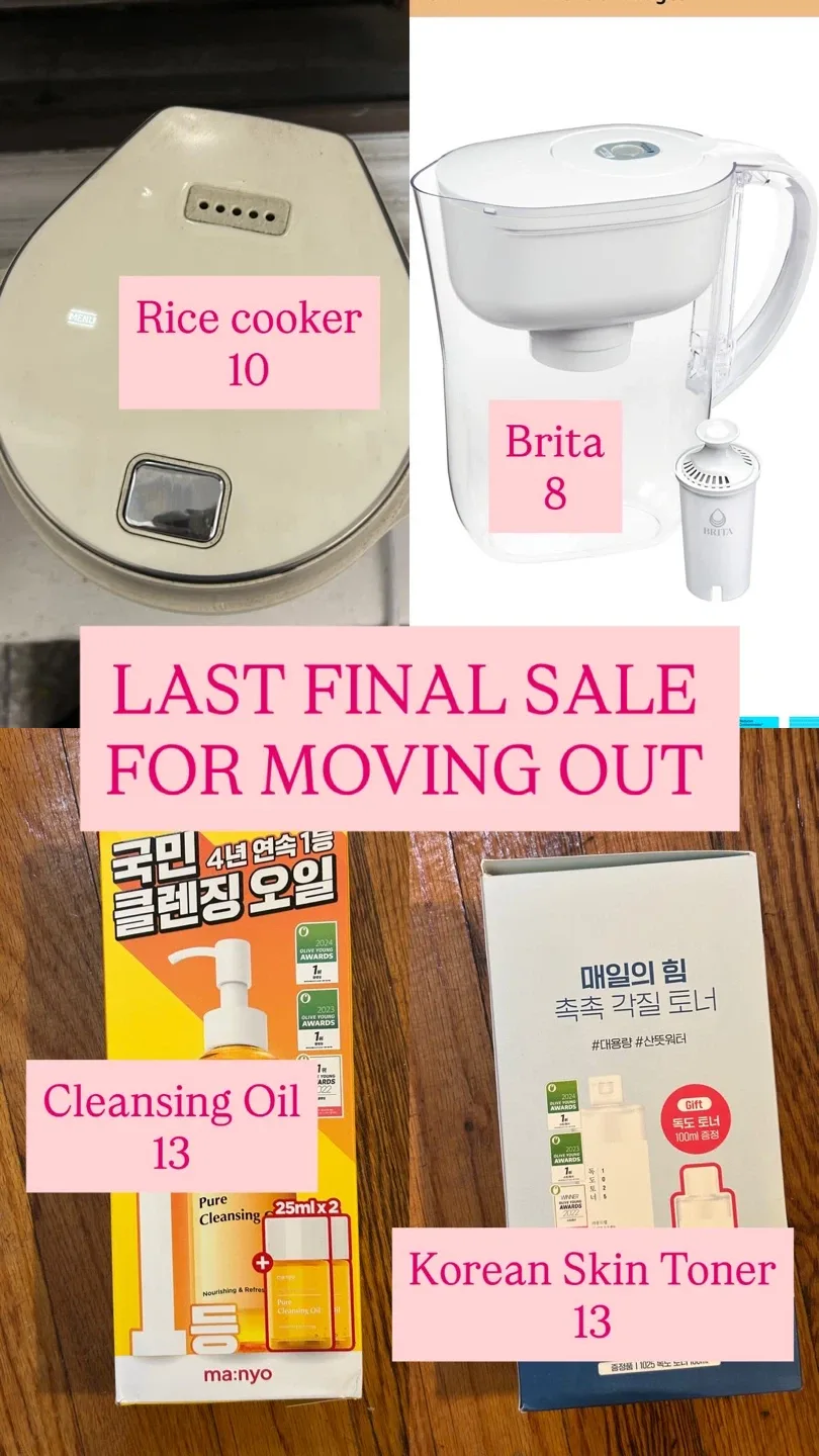 🎉🥳 MOVING OUT TODAY big sale 🎉🥳