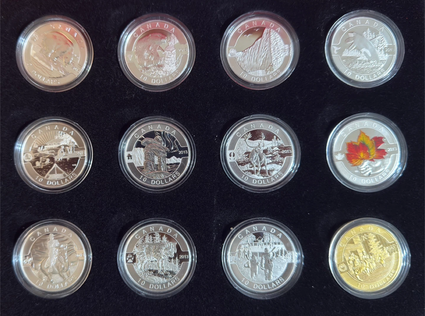 Royal Canadian Mint $10 Silver Coin Collection - photo 2
