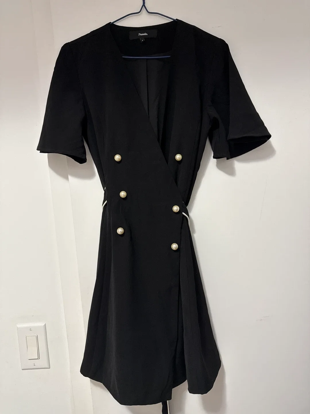 Pomelo Black Dress - Size S