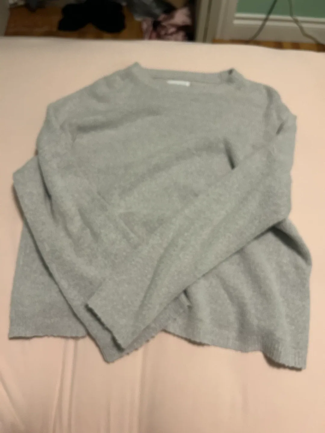 Grey Crew Neck Sweater