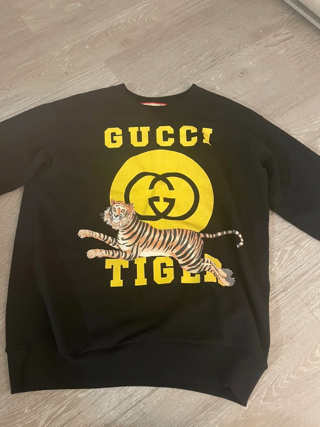 Gucci Tiger Print Crewneck Sweatshirt