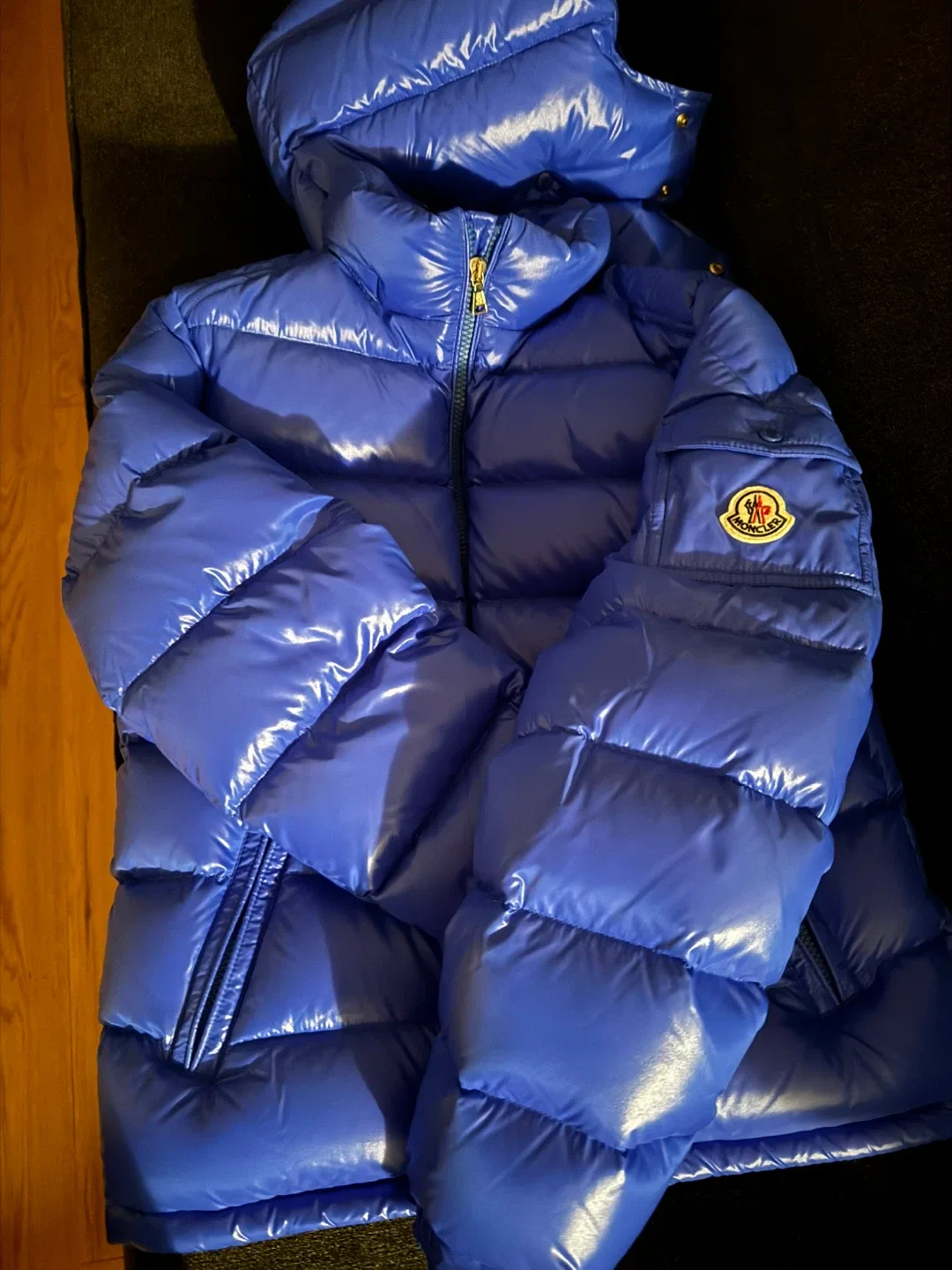 Moncler Enfant Maya Hooded Puffer Jacket