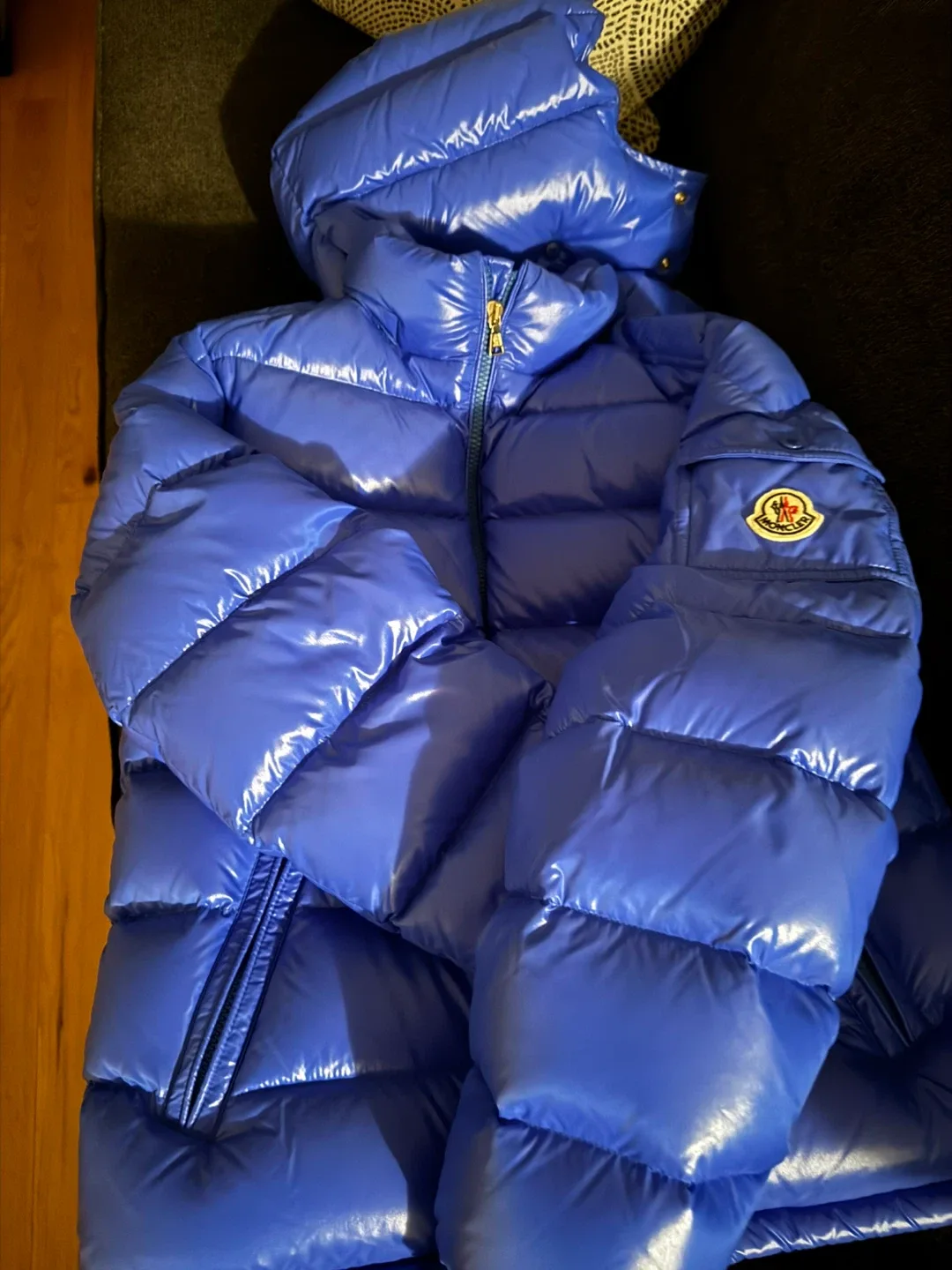 Moncler Enfant Maya Hooded Puffer Jacket image indicator(4)