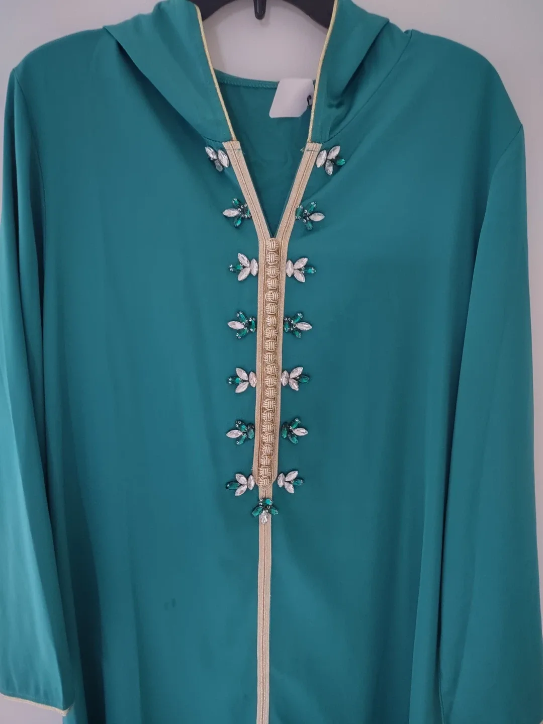 Green Moroccan Kaftan image indicator(7)