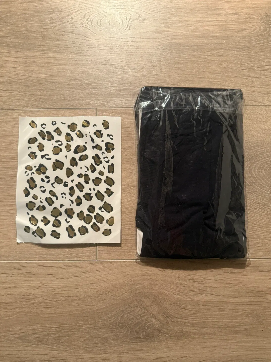 Cheetah Print Black Tights image indicator(2)