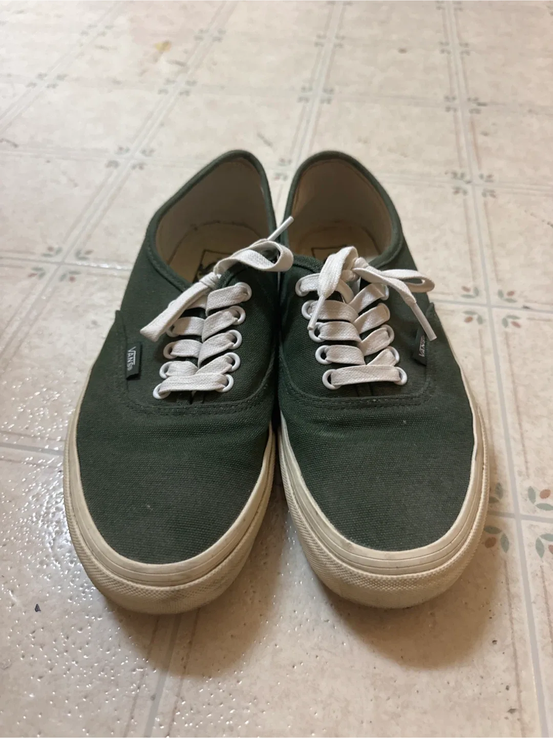 Vans Authentic Olive Green Shoes