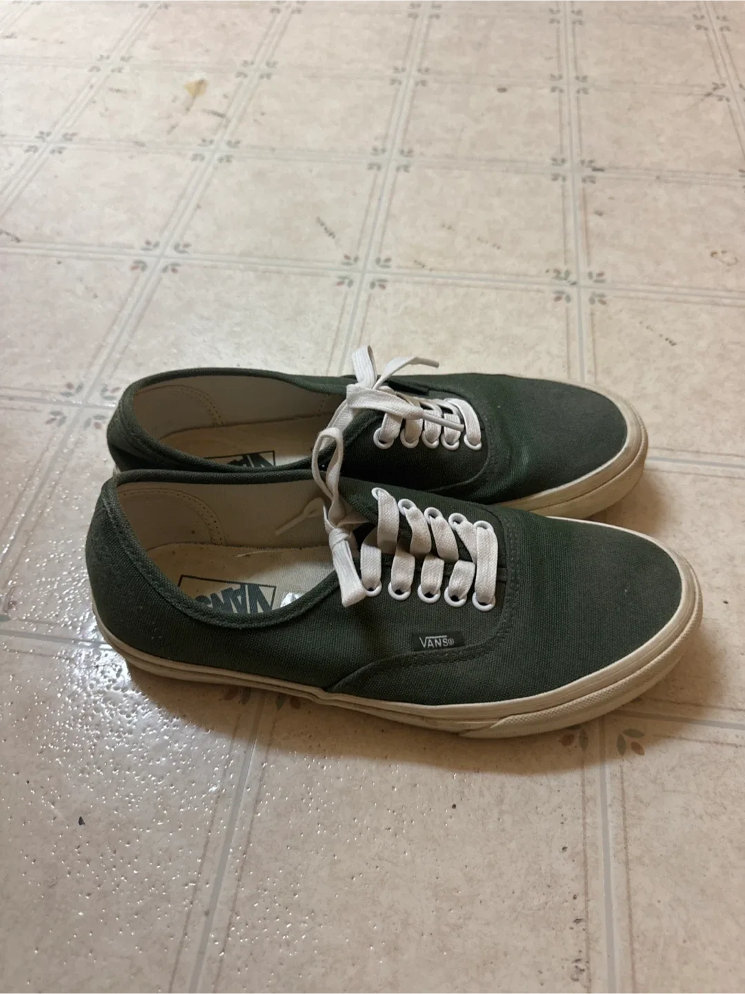 Vans Authentic Olive Green Shoes image indicator(2)