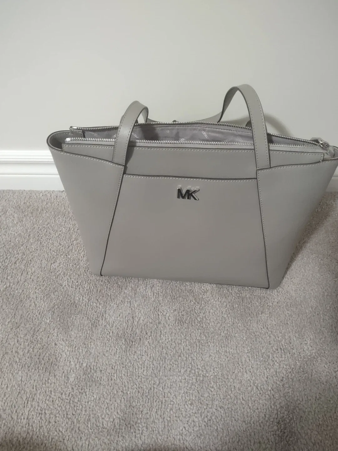 Michael Kors Grey Tote Bag