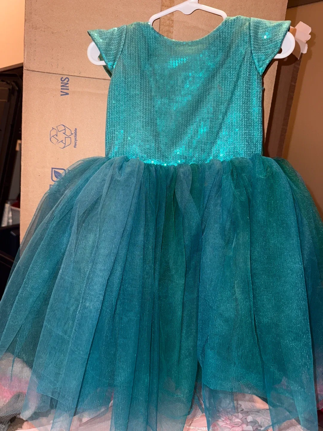 Girls' Sparkly Blue Dress image indicator(2)