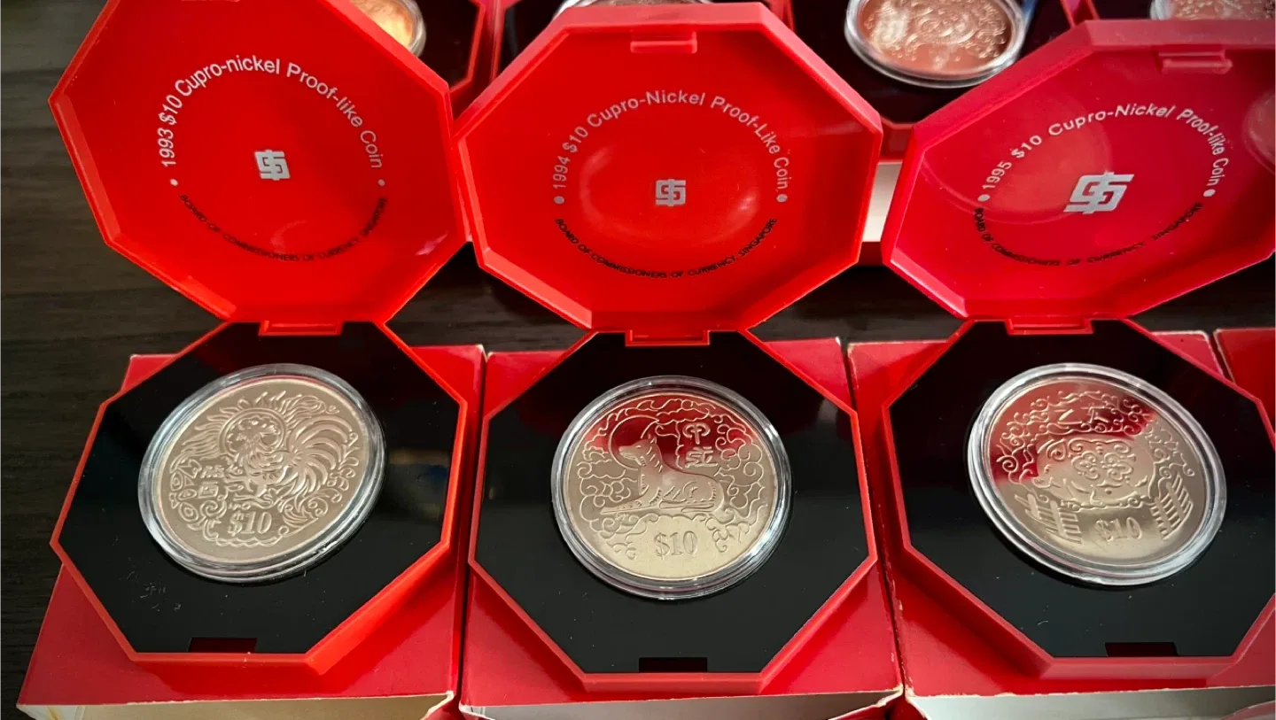 Singapore $10 Cupro-Nickel Proof-like Coins image indicator(2)