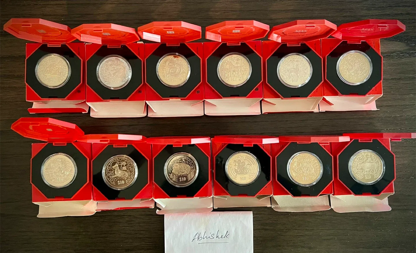 Singapore $10 Cupro-Nickel Proof-like Coins