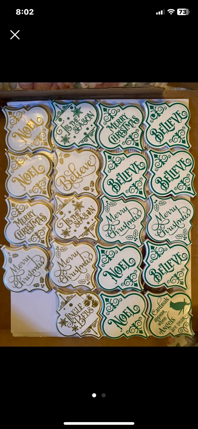 Christmas Ornaments Arabesque ceramic