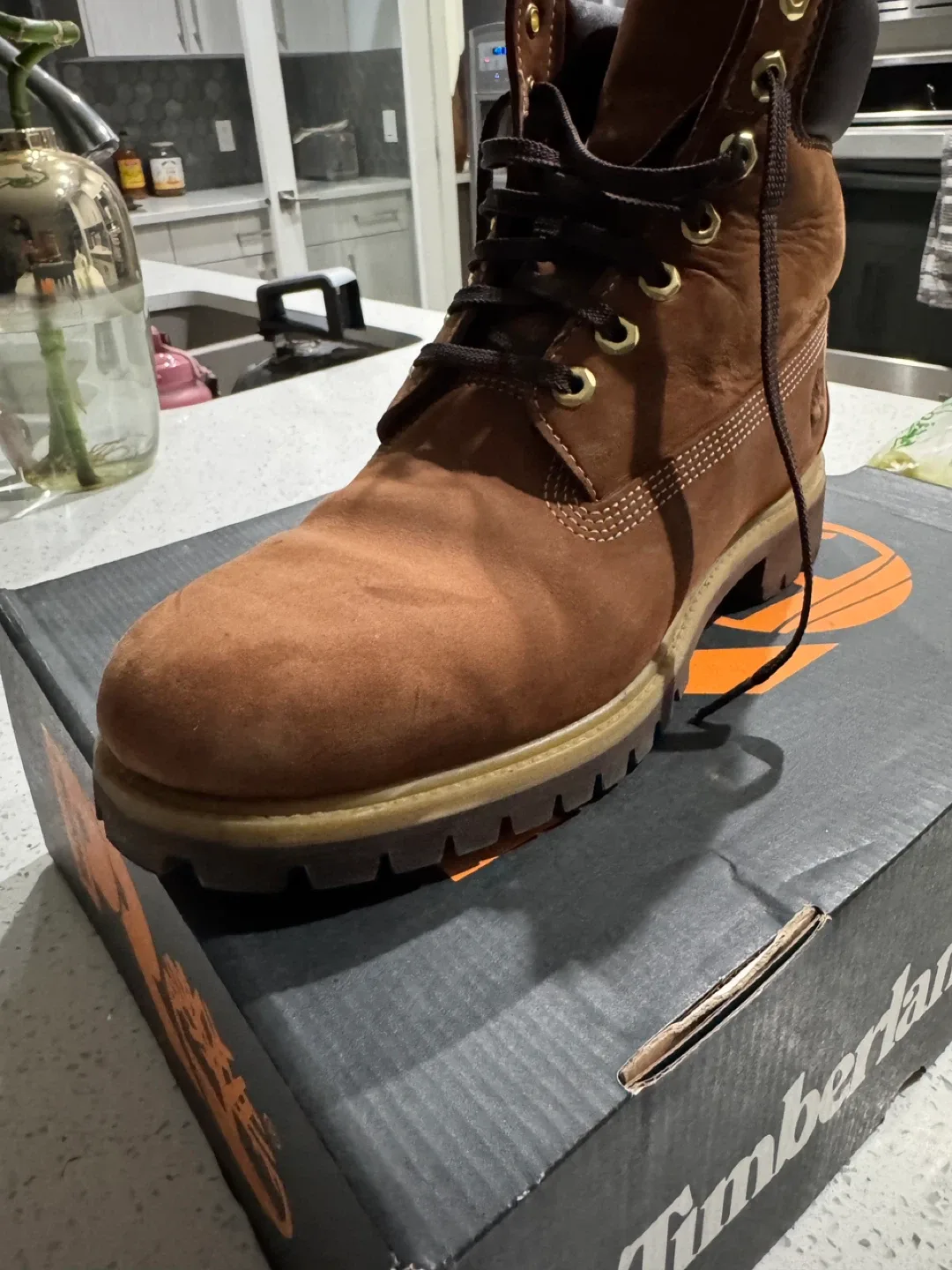 Timberland PRO Brown Leather Boots image indicator(4)