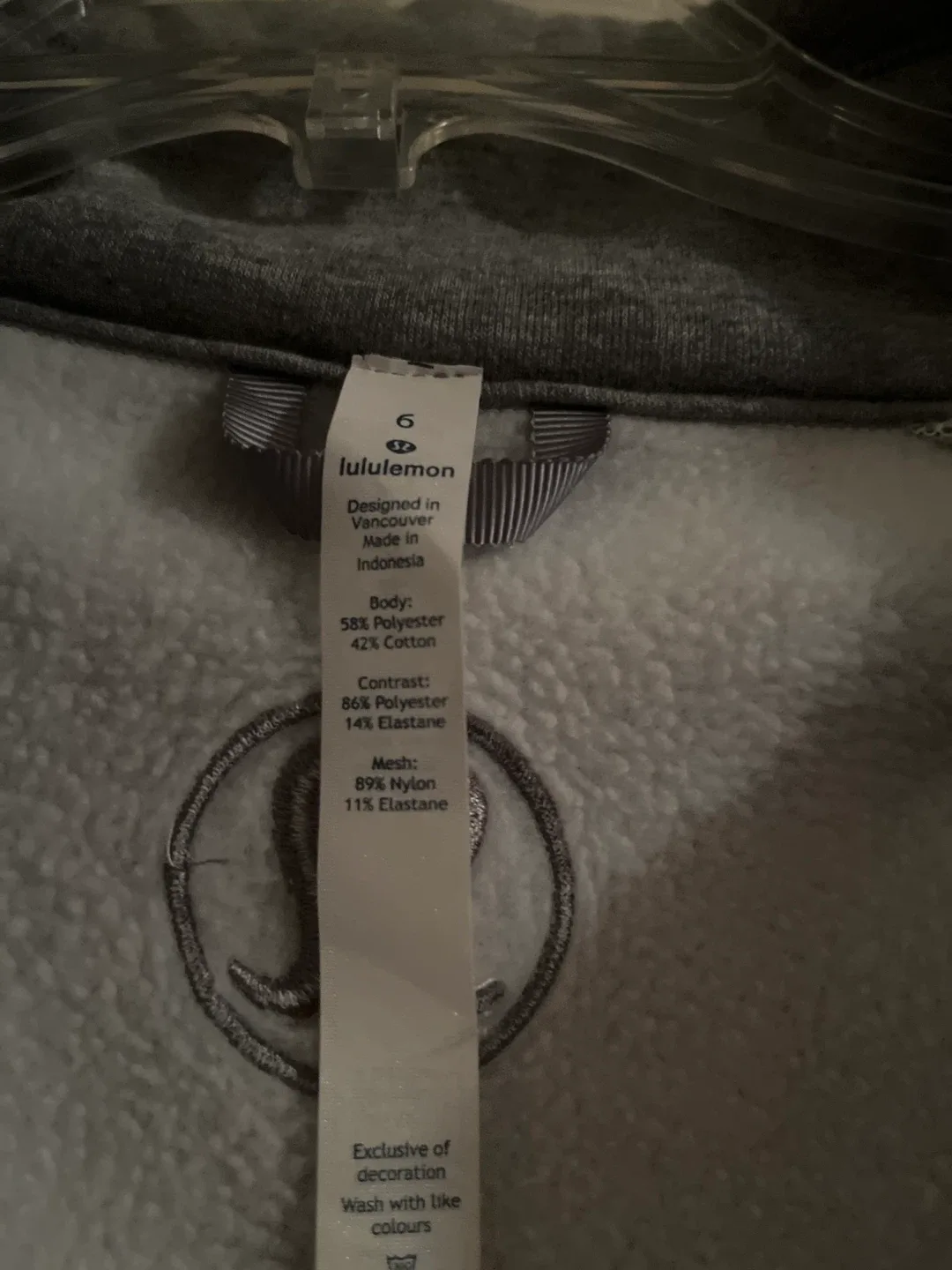 Lululemon Grey Jacket - Size 6 image indicator(4)