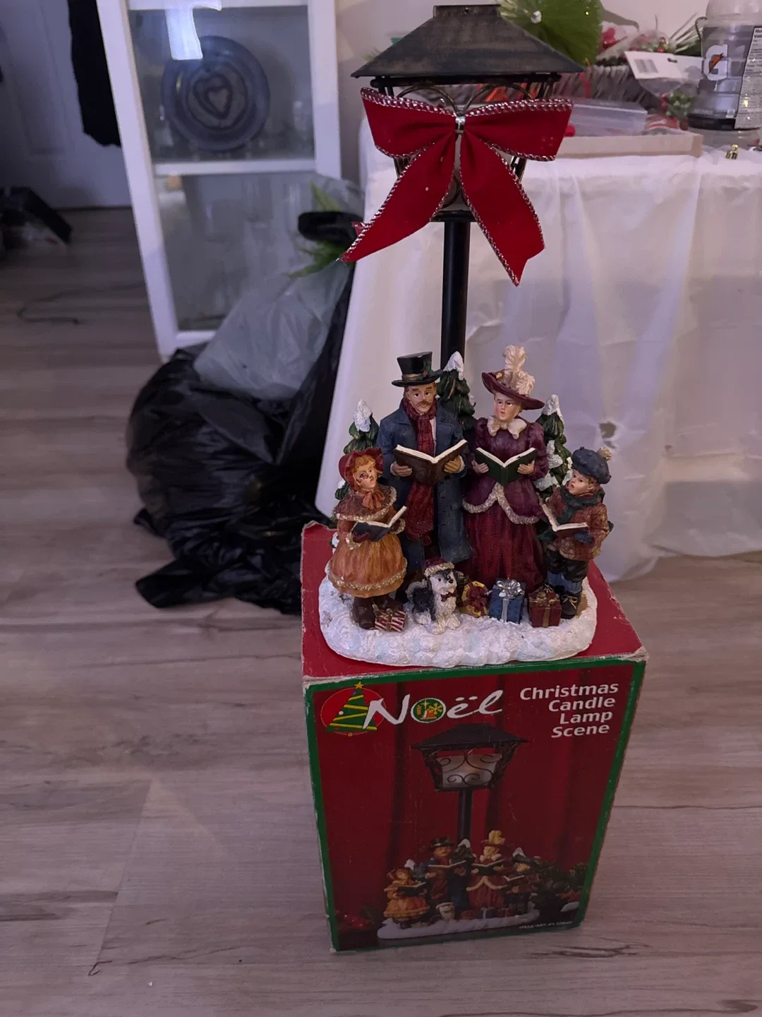 Noel Christmas Candle Lamp Scene