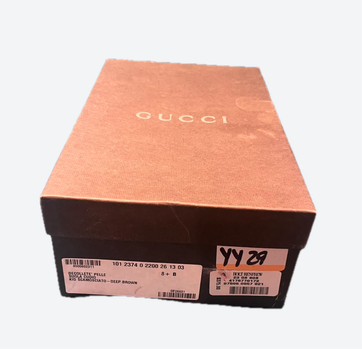 Gucci Suede 2 1/2” Heel Shoes - Size 8 1/2