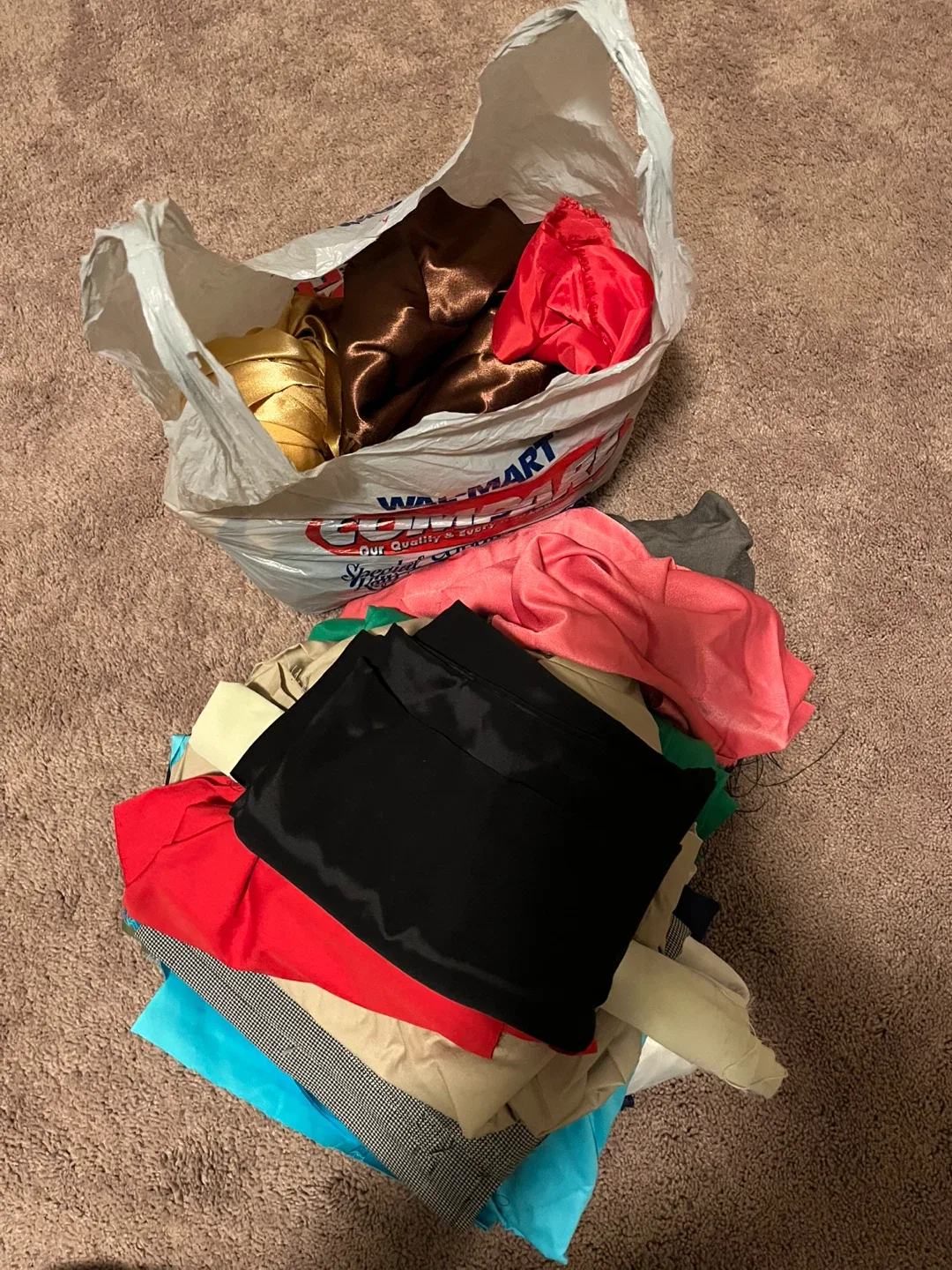 Assorted Fabric Pieces