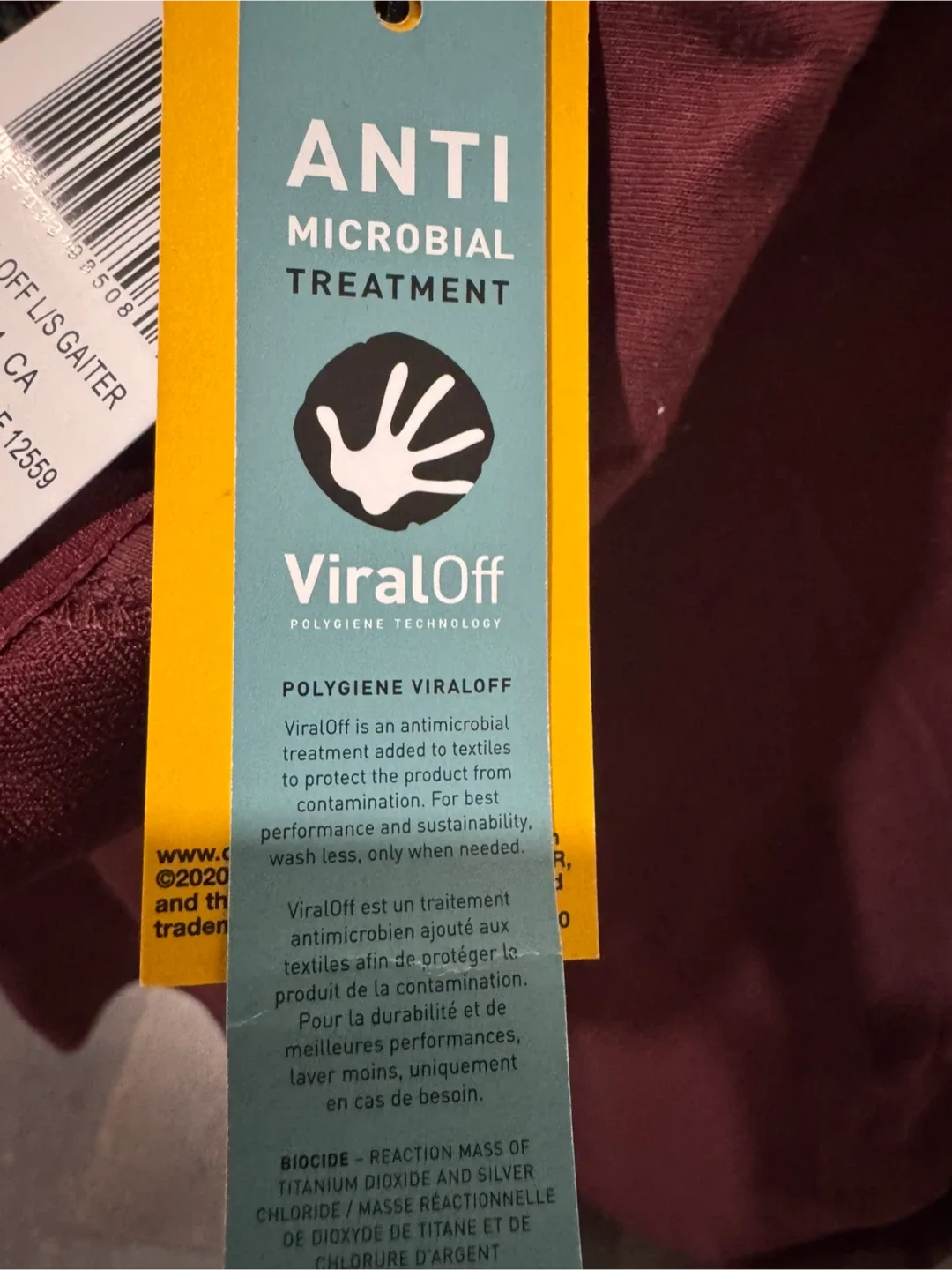 Caterpillar ViralOff Burgundy Top - XL image indicator(6)