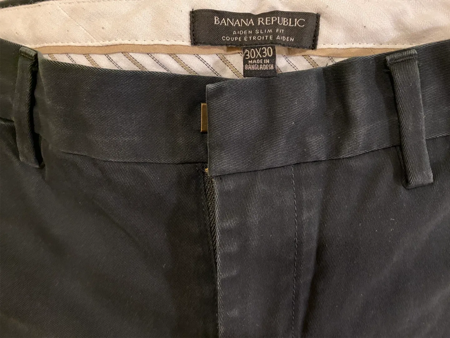 Banana Republic Aiden Slim Fit Pants 30x30