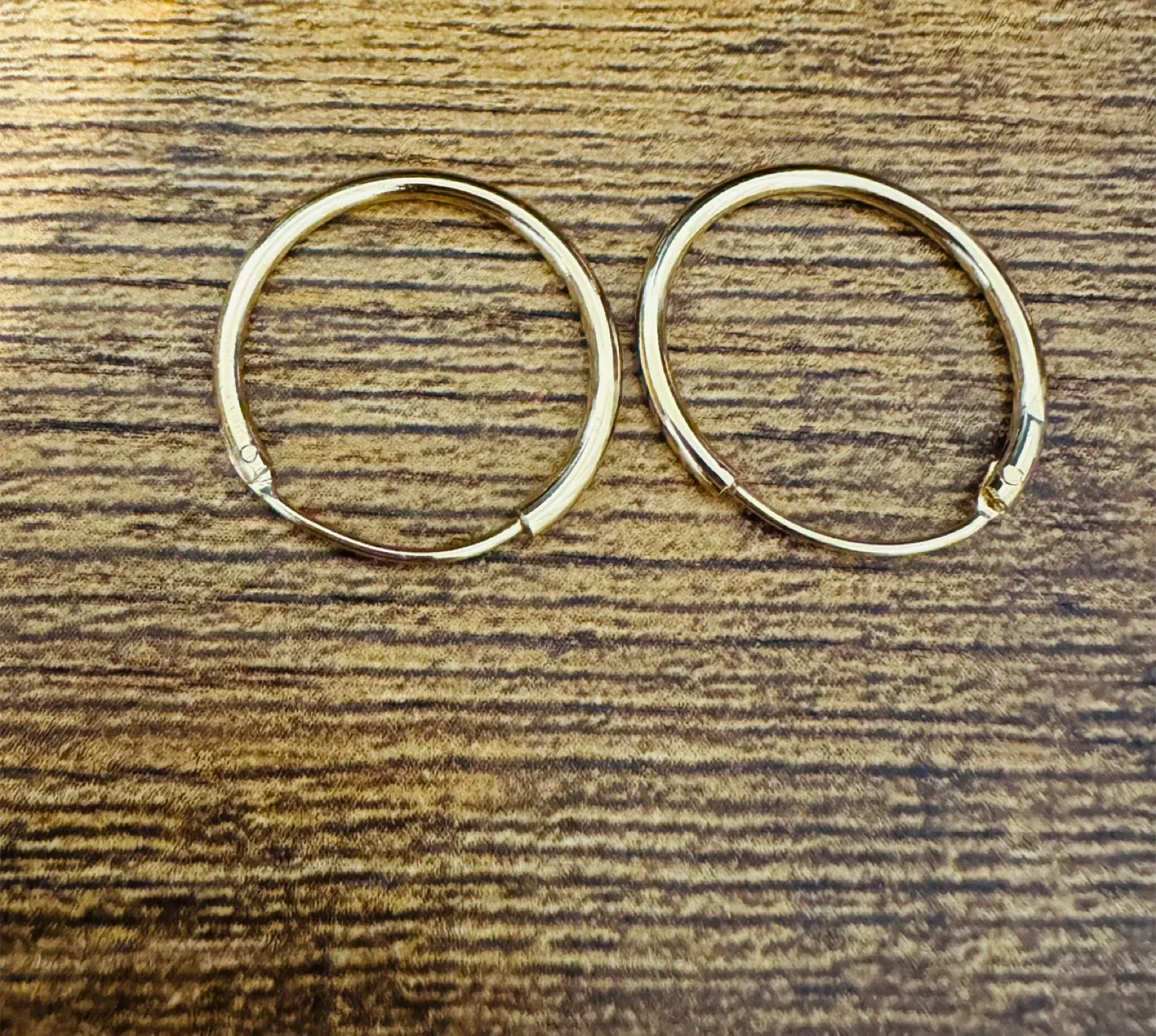 Gold plated Hoop Earrings