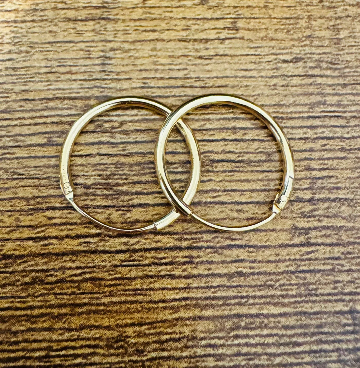 Gold plated Hoop Earrings image indicator(2)