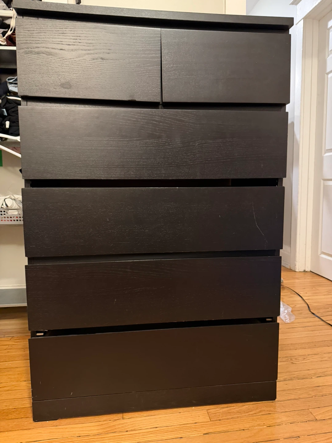 IKEA Hemnes Black-Brown 6-Drawer Dresser - photo 3
