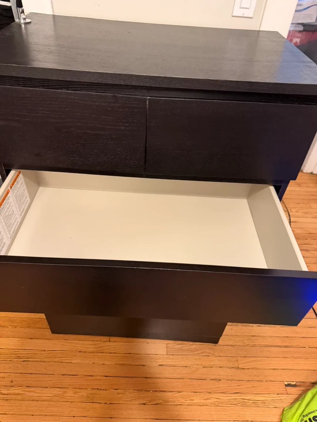 IKEA Hemnes Black-Brown 6-Drawer Dresser image indicator(5)