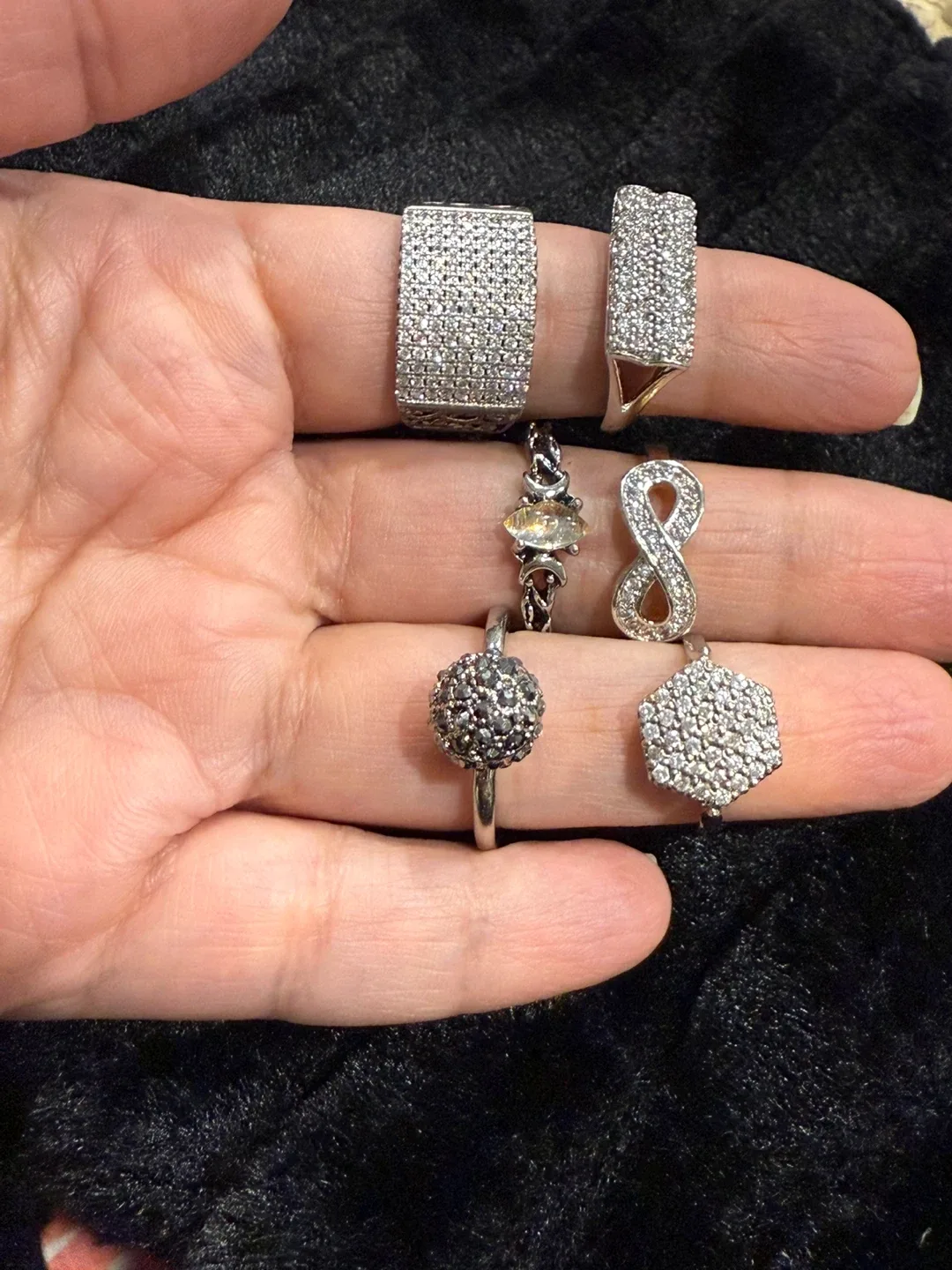 Assorted Fashion Rings (6rings)