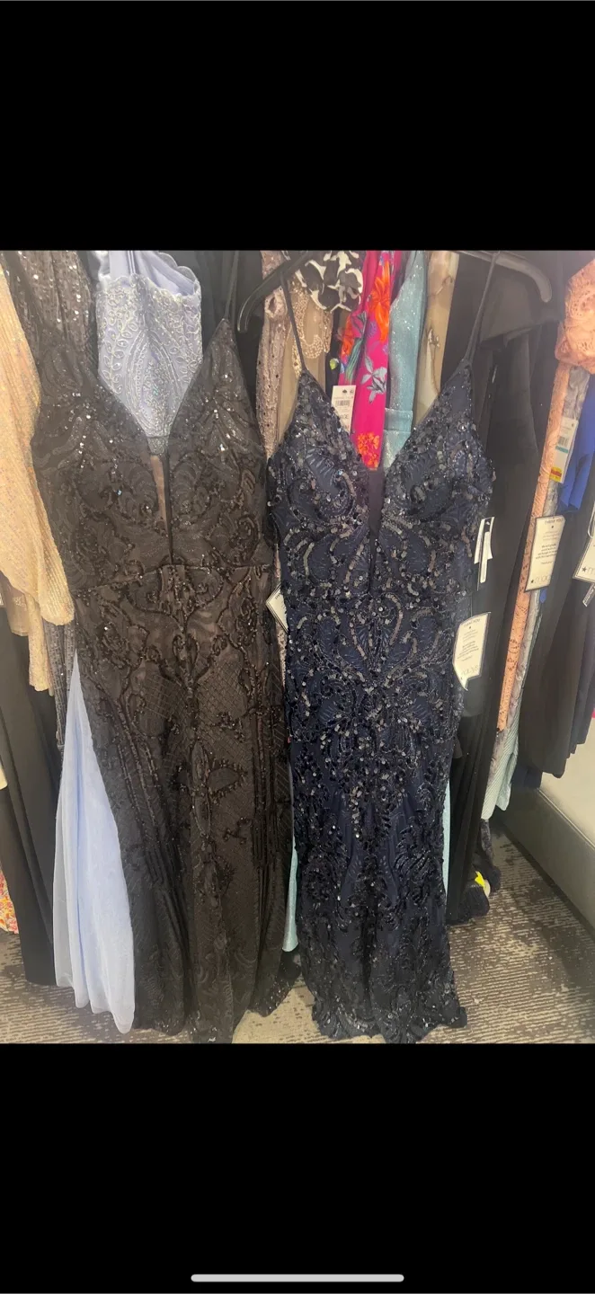 Sequin Embellished Formal Dresses