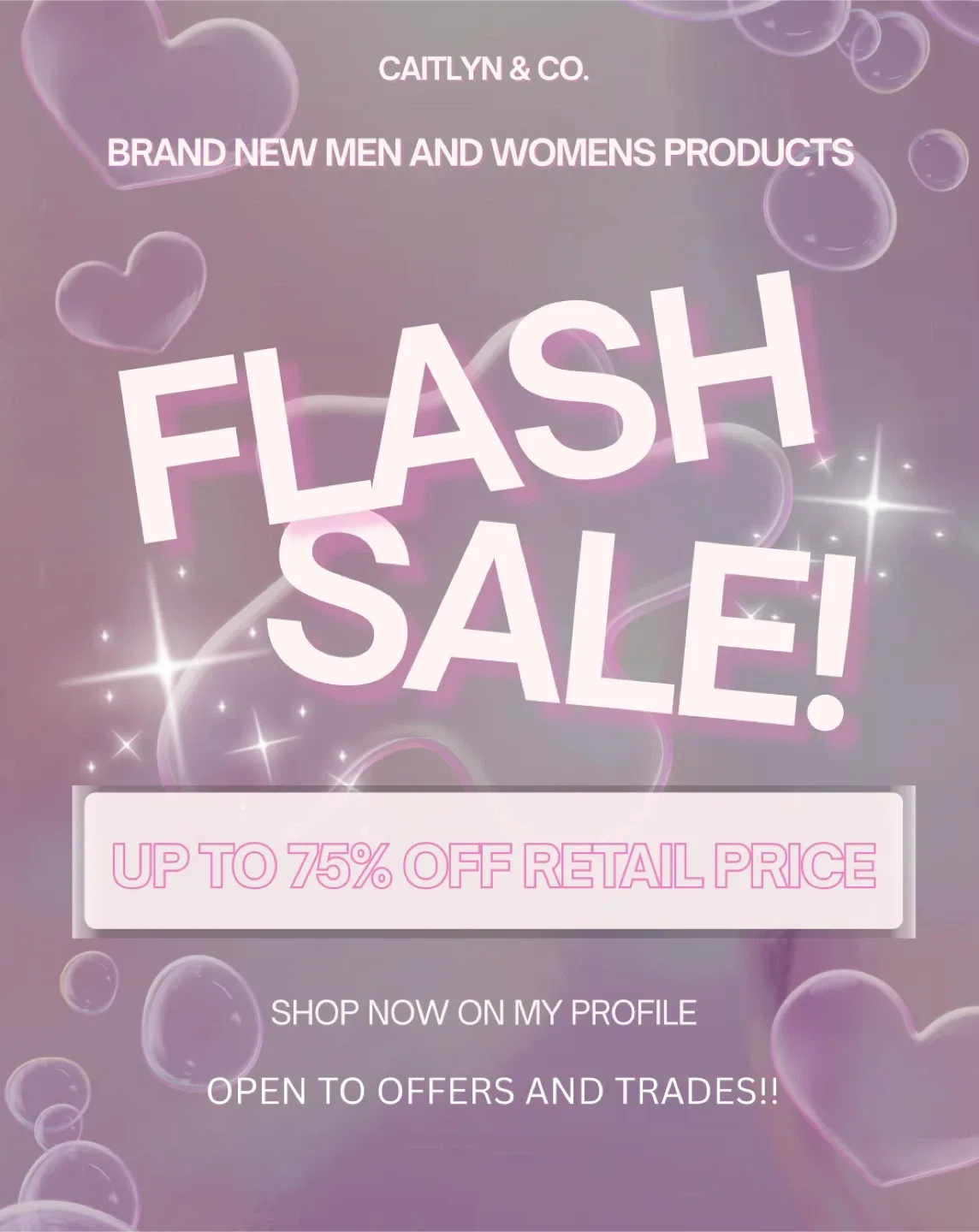 Flash Sale - Up to 75% Off