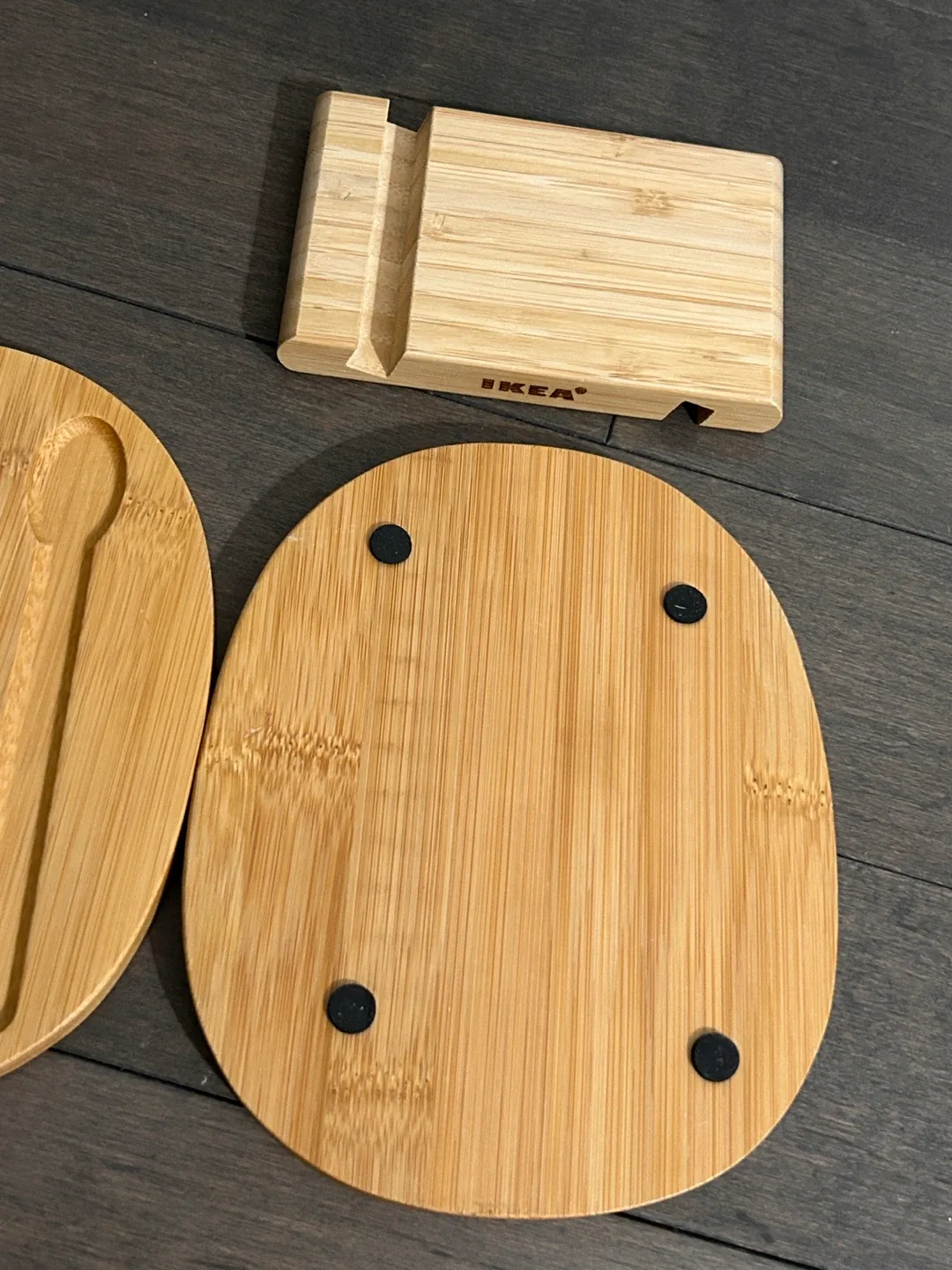 IKEA Bamboo Phone Stand & Coasters image indicator(2)
