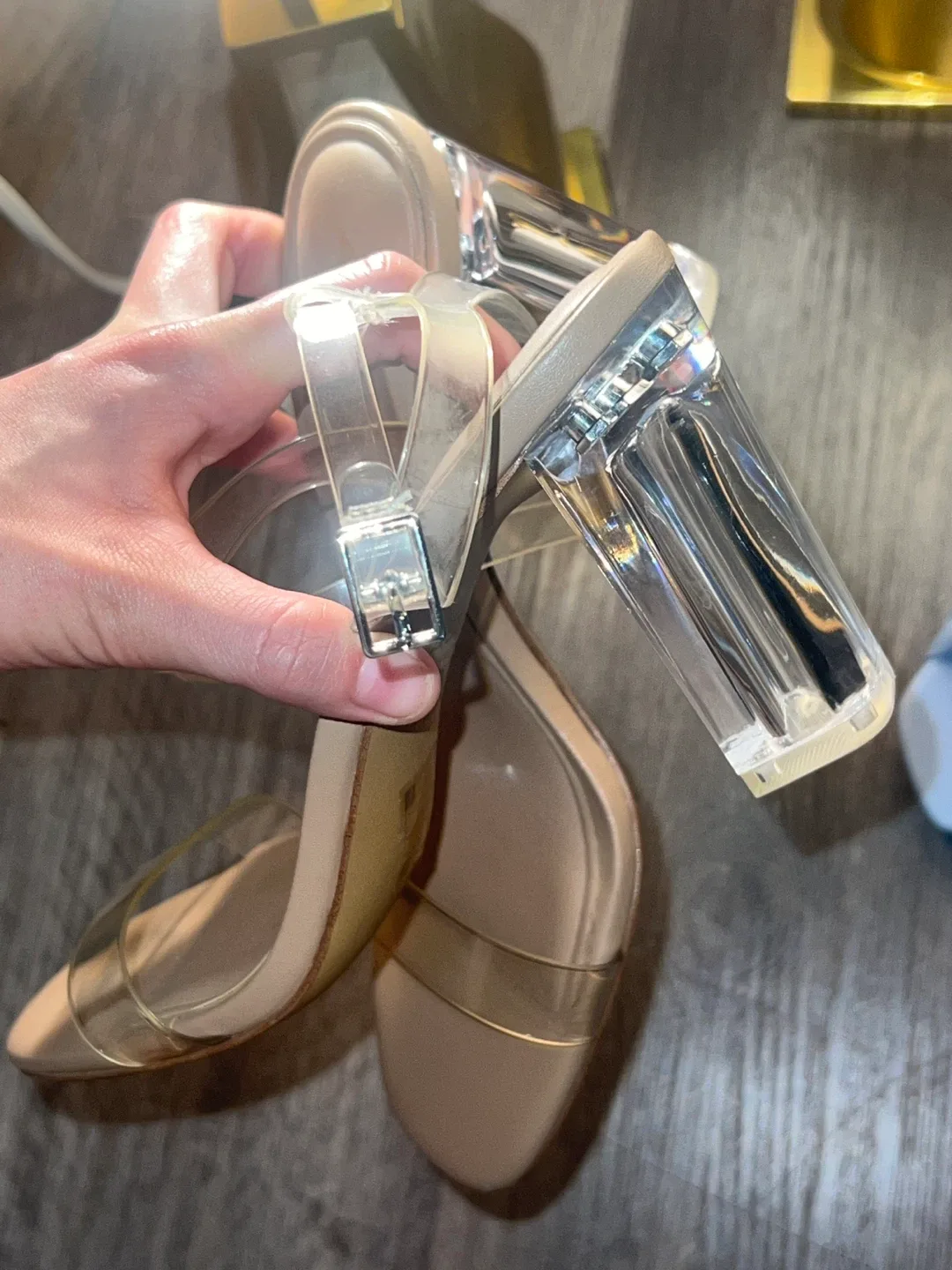 ALDO Clear Heels - Size 7 image indicator(2)