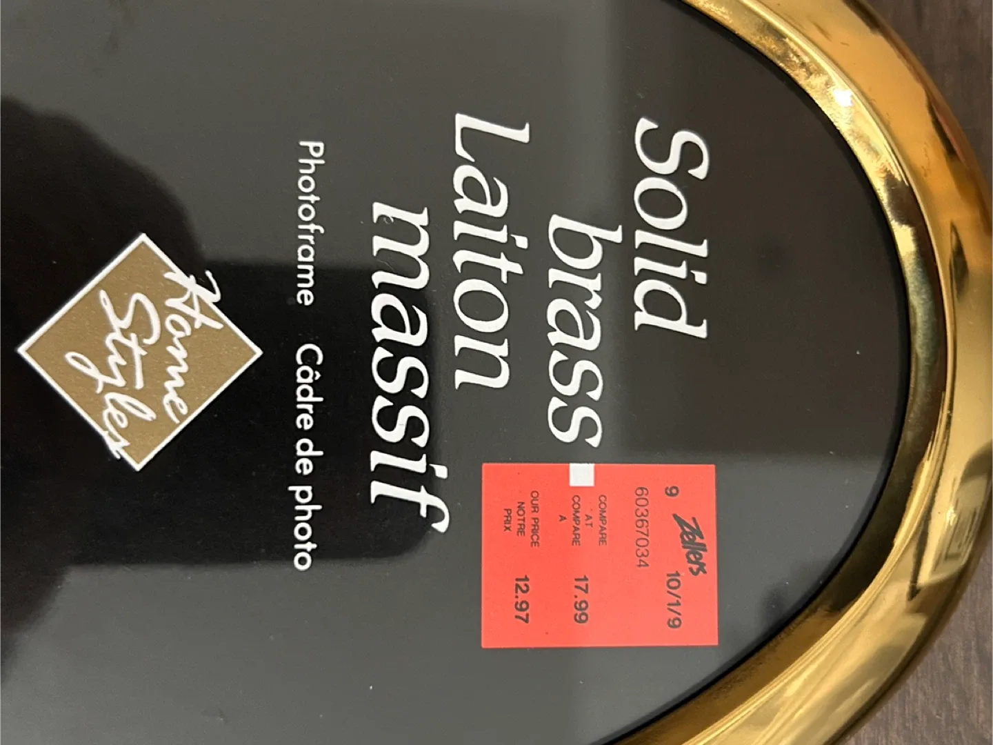 Home Styles Solid Brass Photo Frame 5x7 image indicator(3)