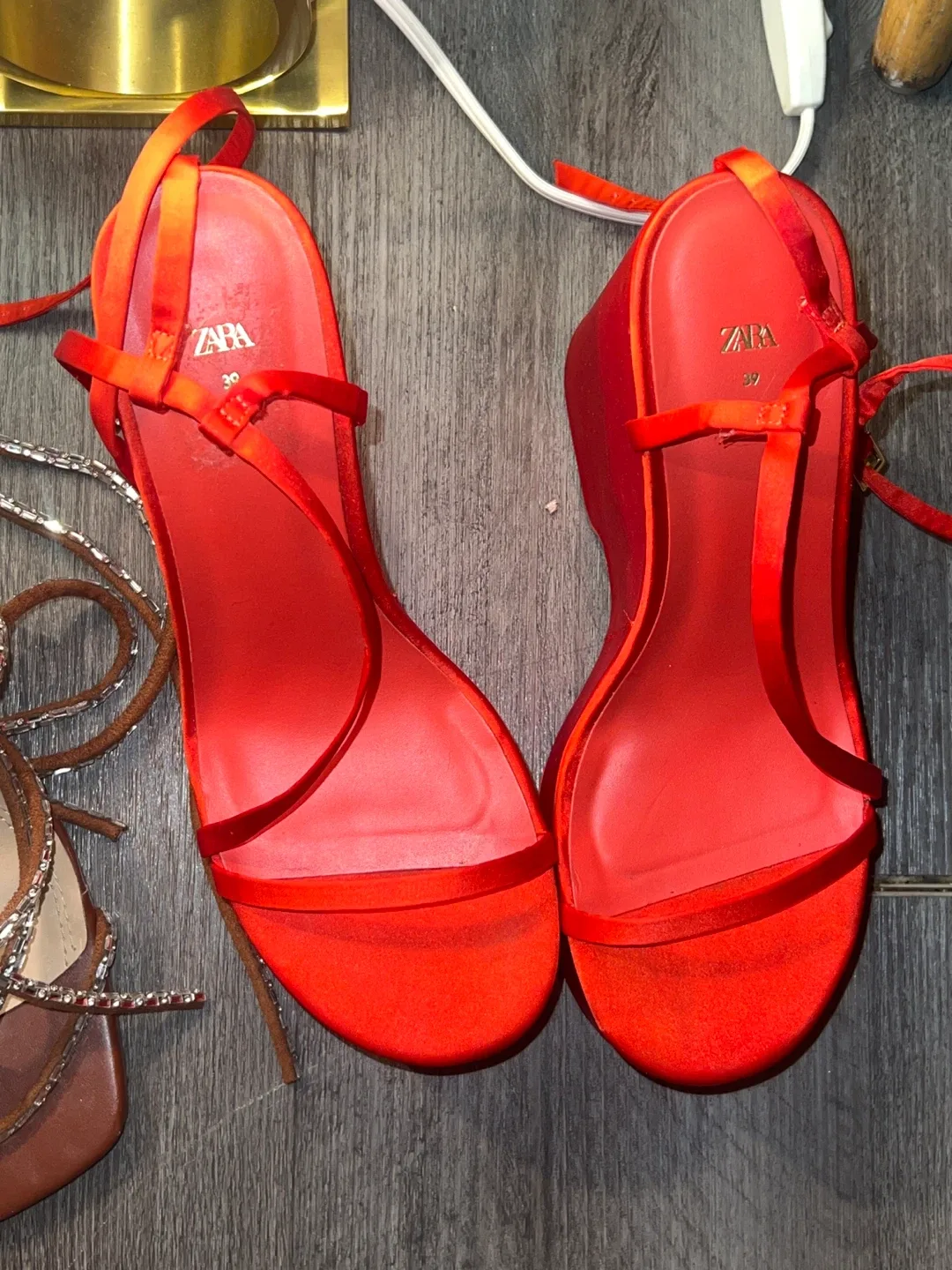 Zara Red Heels - Size 39