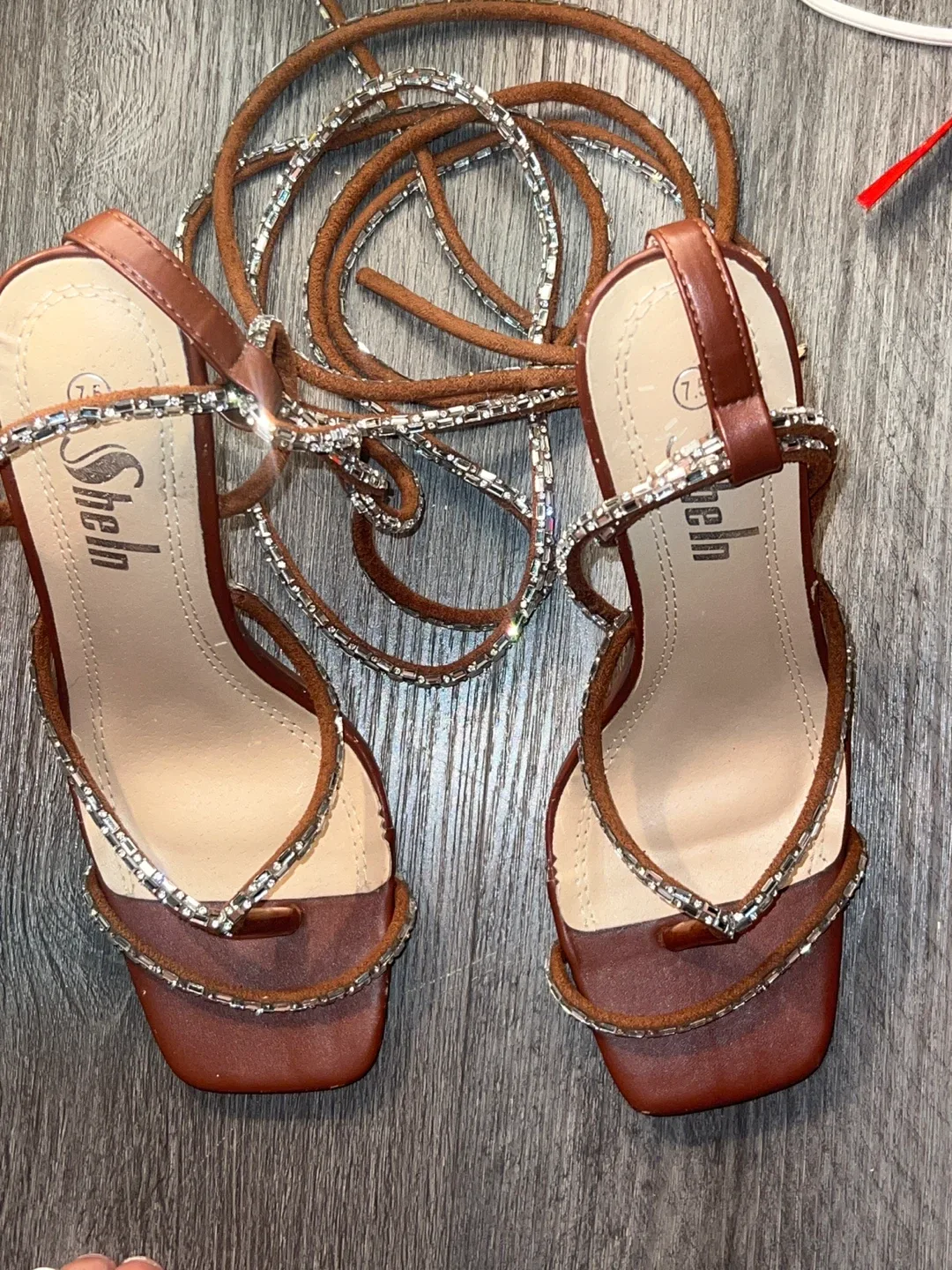 Shein Brown Heels - Size 7.5