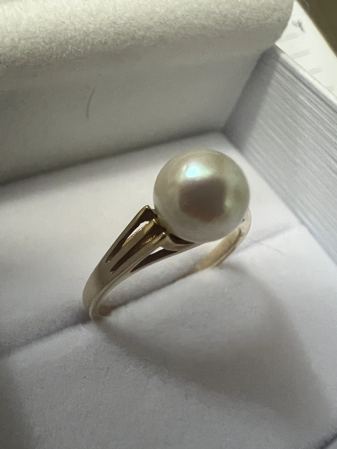 10 k Pearl Ring - photo 4