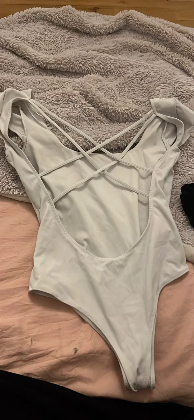 Garage White Bodysuit - Size Small image indicator(2)