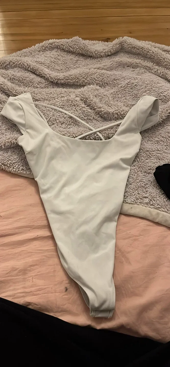 Garage White Bodysuit - Size Small