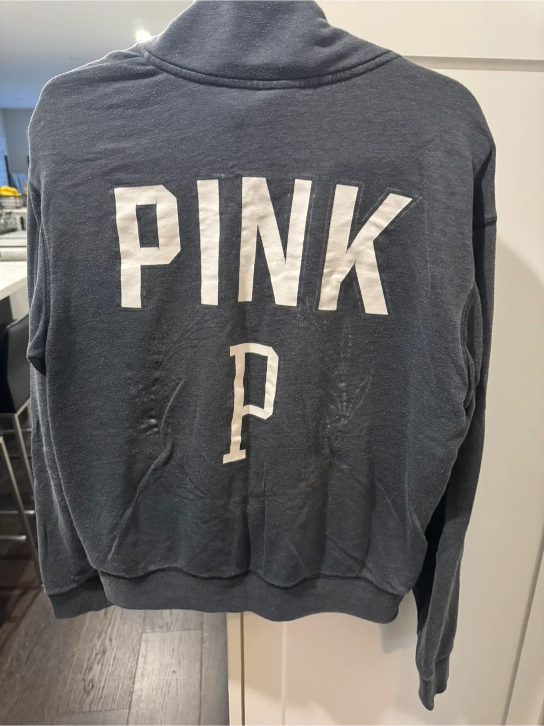 PINK Victoria's Secret Quarter Zip Sweatshirt - Size M image indicator(2)